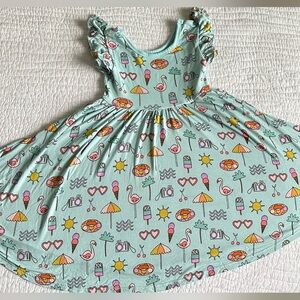 Little sleepies pool party dress w/pockets